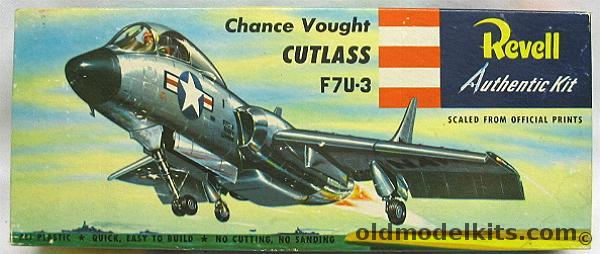 Revell 1/59 F7U-3 Cutlass  - Pre 'S' Issue - (F7U3), H211-89 plastic model kit